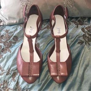 Joy Chen t-strap pumps